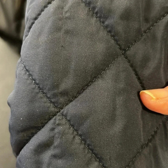 J Crew Navy quilted jacket size XS - Picture 10 of 11